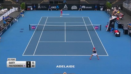 تنس: دورة أديلايد: بارتي تتخطّى بافليوتشنكوفا في أديلايد