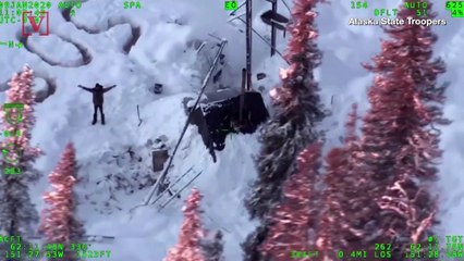 Dramatic Video Shows Moment Authorities Rescue Man Trapped in Alaskan Wilderness for 20 Days