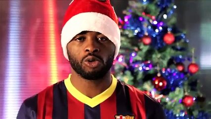 Barcelonalı yıldızlar yeni yılınızı kutlar!