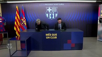 New Barca boss Setien on training Messi and goal ‘to win everything’