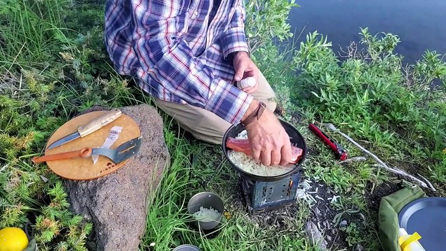 Cooked 3 Ways, Remote Wilderness Camping, Fishing & Firebox, Stove Cooking