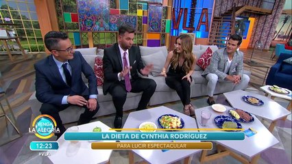 ¿Quieres lucir espectacular como Cynthia? ¡Toma nota porque nos revela su dieta! | Venga La Alegría