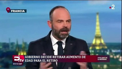 Gobierno de Francia accede a negociar edad de jubilación