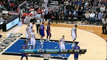 Detroit Pistons 101-107 Minnesota Timberwolves