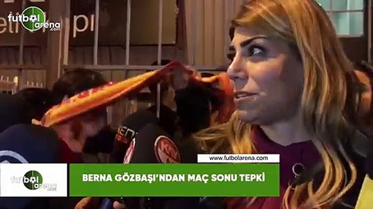 Berna Gözbaşı'ndan maç sonu tepki