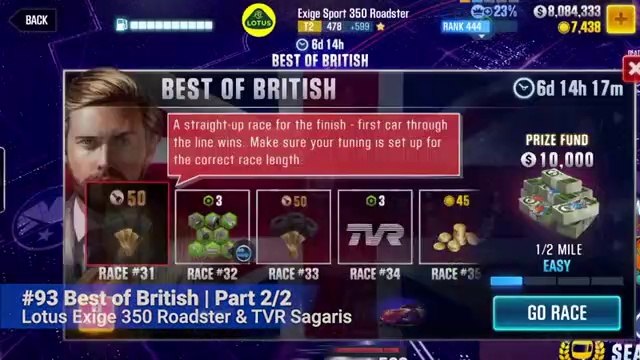 #93 CSR Racing 2 | Best of British | Part 2/2 | Lotus Exige Sport 350 Roadster & TVR Sagaris