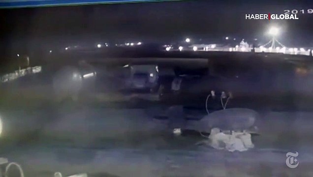 Ukrayna uçağının füze ile vurulma anı böyle görüntülendi