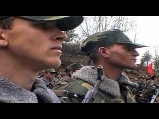 Ushtarët e rinj, betimi - (7 Prill 2000)