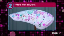 Pink and Carey Hart Auction Motorcycle Tanks for Veterans — Including One Designed Their Daughter