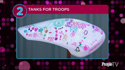 Pink and Carey Hart Auction Motorcycle Tanks for Veterans — Including One Designed Their Daughter
