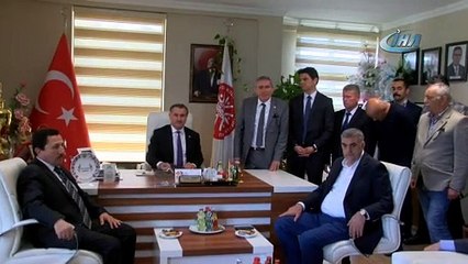 Bakan Bak'tan amatör sporculara ziyaret