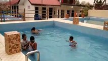 learning to swim