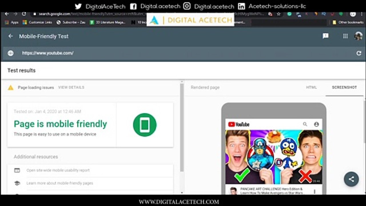 How To Be Mobile Friendly In Google Search Results | Digital AceTech