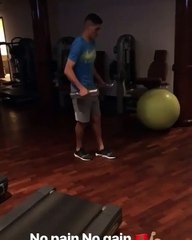Fenerbahçeli Nabil Dirar, milli takım kampında çalışmalarına devam ediyor
