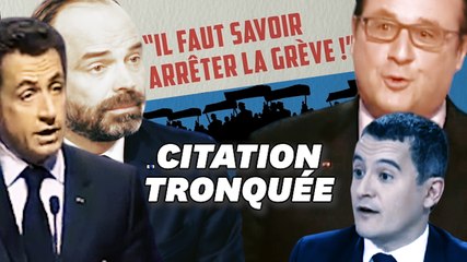 "Il faut savoir terminer une grève": la citation tronquée qui arrange les gouvernements
