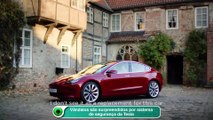 Vândalos são surpreendidos por sistema de segurança da Tesla