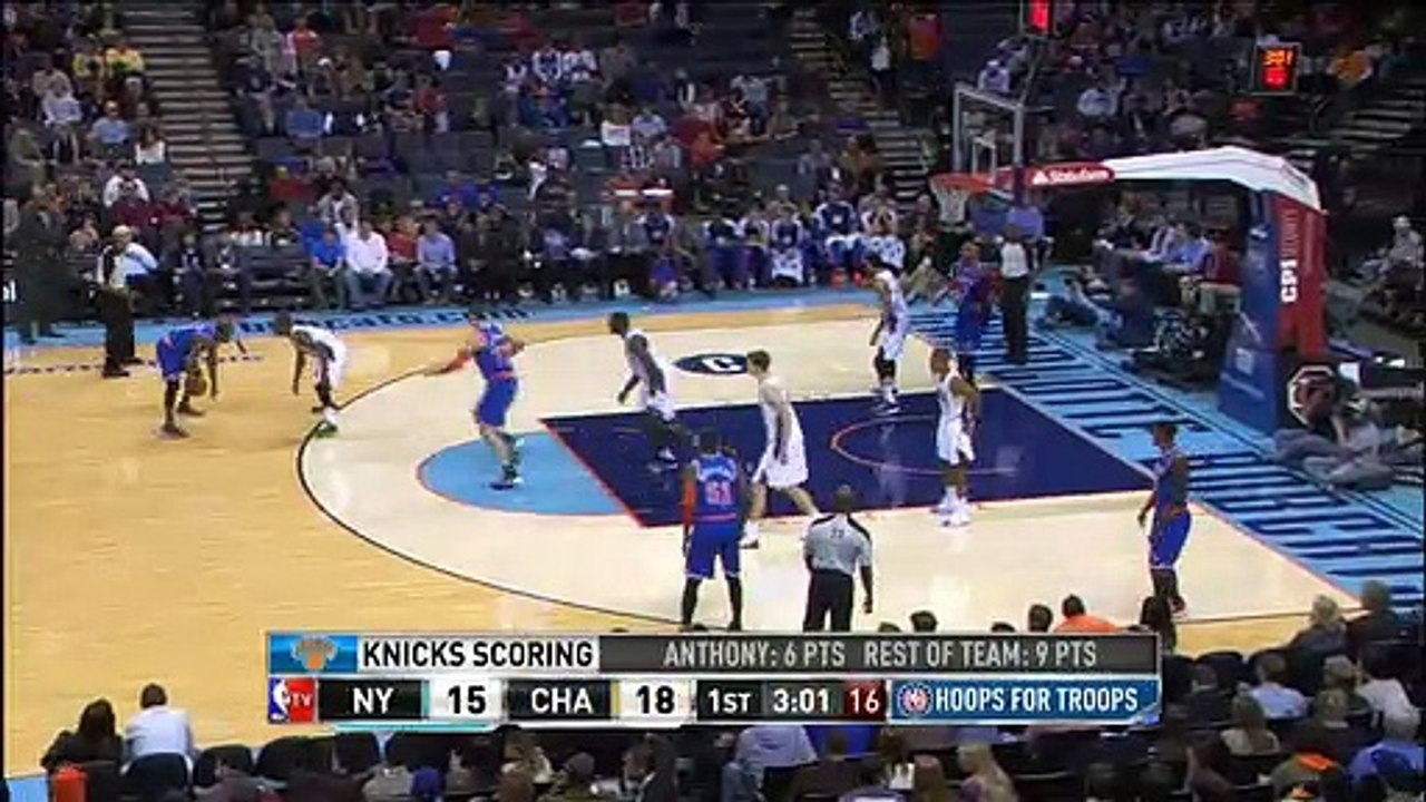 New York Knicks 101-91 Charlotte Bobcats