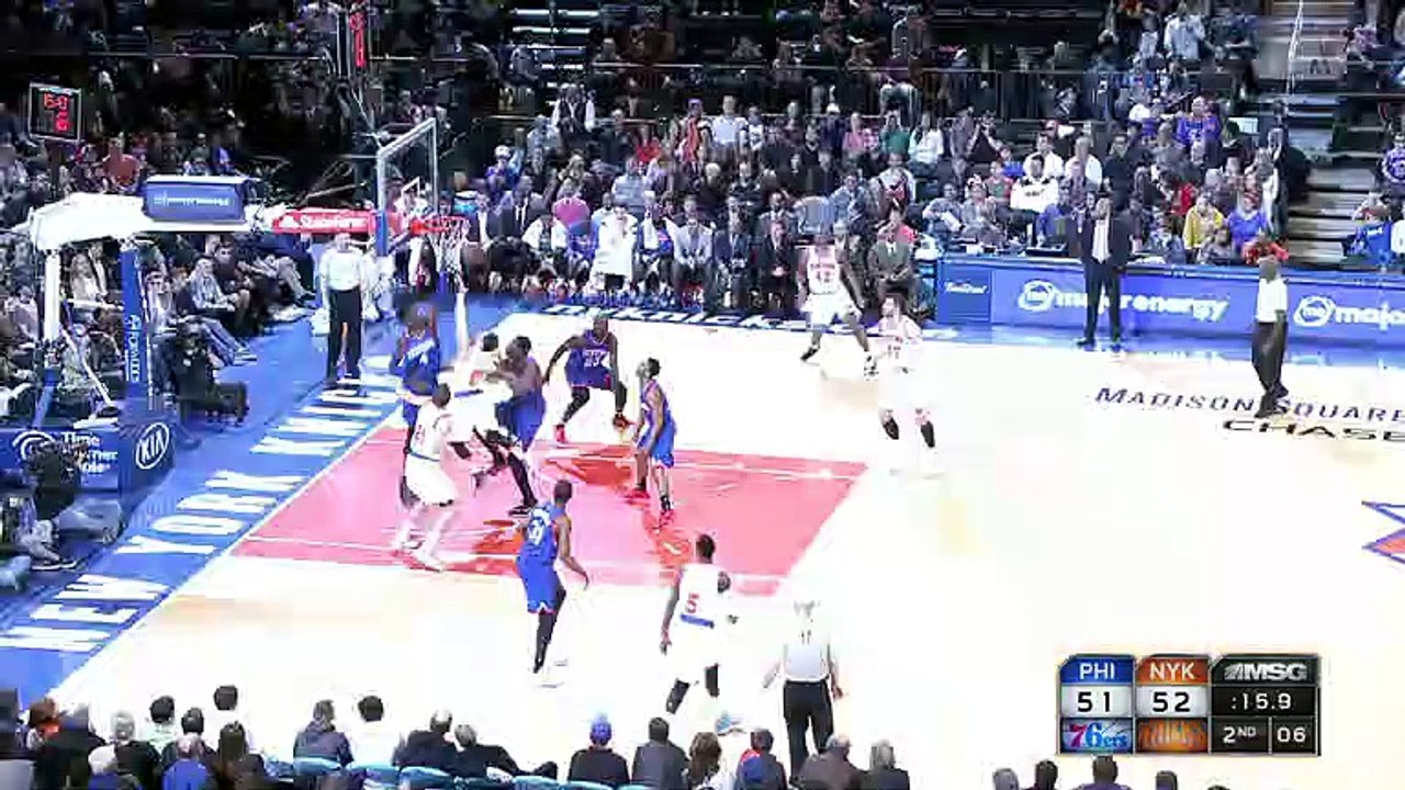 Philadelphia 76ers 91-101 New York Knicks