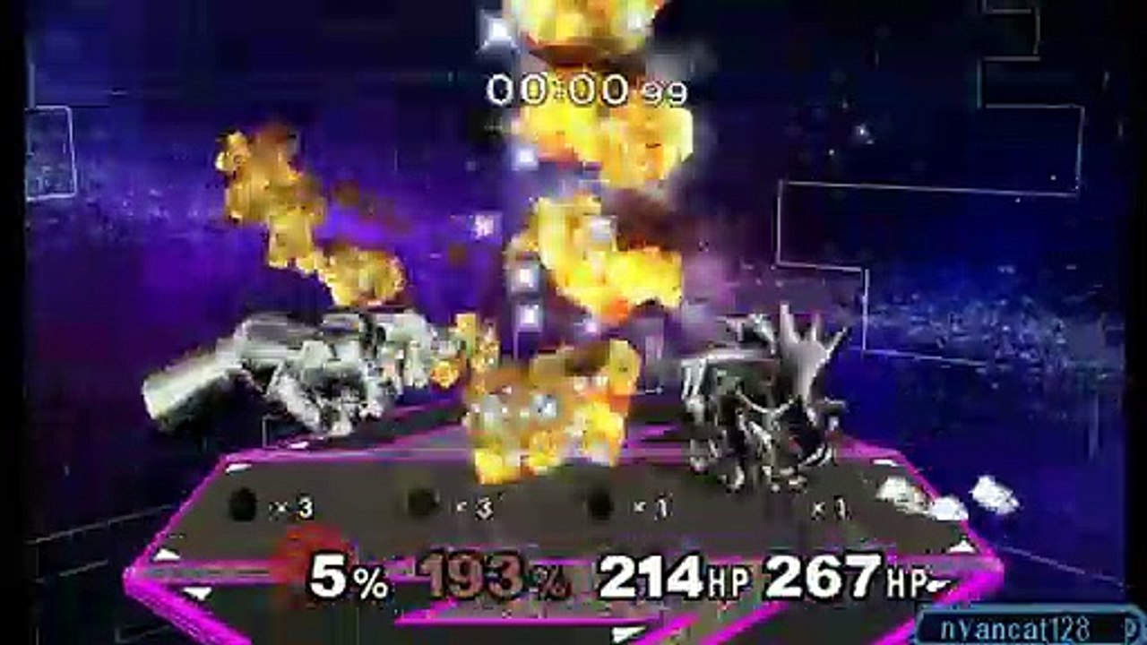 Super Smash Bros. Melee Crazy Mod Request- Dark Mario & Metal Giga Bowser vs. Dark & Metal Hands