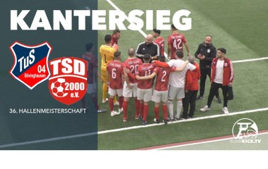 Bövinghausen Dritter | TuS Bövinghausen - Türkspor Dortmund 2000 (Spiel um Platz 3, Dortmunder Hallenmeisterschaften)