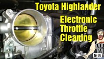 2015 Highlander Electronic Throttle Cleaning