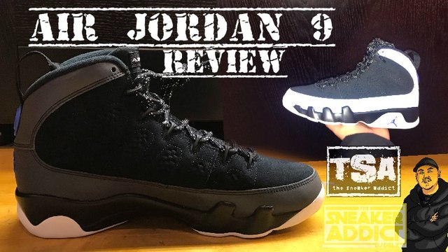Air Jordan 9 Racer Blue Retro Sneaker Review With Reflective Test - Watch Before You Sneakerheads