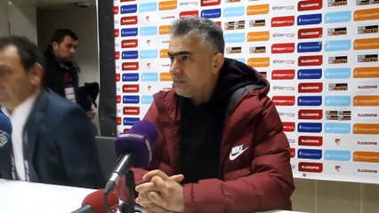 Büyükşehir Belediye Erzurumspor Teknik Direktörü Mehmet Altıparmak'ın konuşması