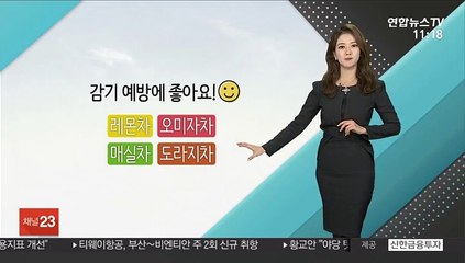 [날씨톡톡] 추위 계속…따뜻한 차로 감기 예방해요!