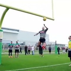 Ronaldo ve Pepe idmanda uçmayı denedi! Ve uçtular...