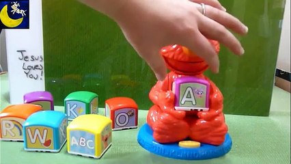 Sesame Street Elmo's Find and Learn Alphabet Blocks Toy Review