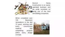 Basement Remodeling Contractors | Henrick Home Construction