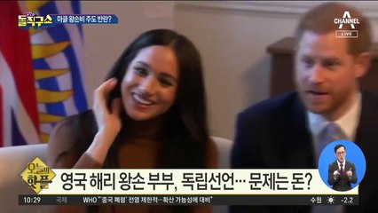 [핫플]영국 해리 왕손 부부, 독립선언…문제는 돈?