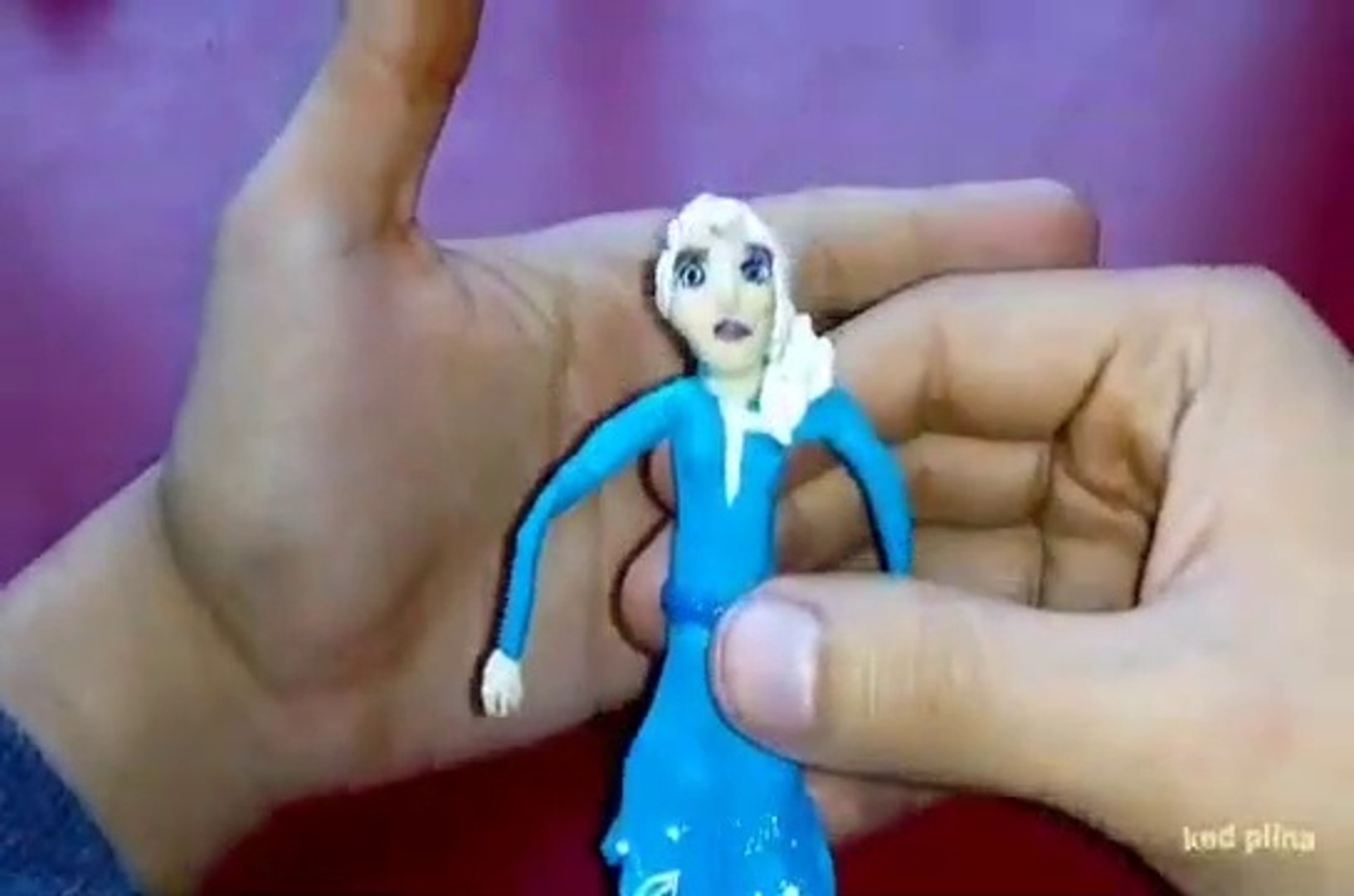 cómo hacer a Elsa en plastilina - Vídeo Dailymotion