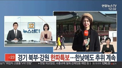 [날씨] 경기 북부·강원 한파특보…한낮에도 추위 계속