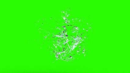 Free Green Screen HD - WATER SPLASH FROZEN IN TIME
