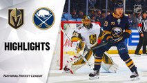 NHL Highlights | Golden Knights @ Sabres 01/14/20