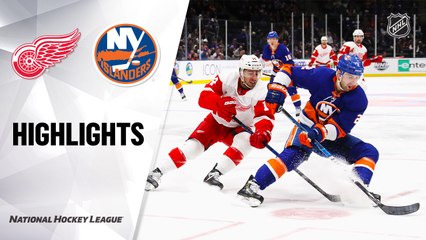 NHL Highlights | Red Wings @ Islanders 01/14/20