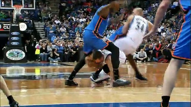 Oklahoma City Thunder 93-101 Minnesota Timberwolves