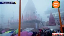Devotees offered prayers on the occasion of Makar Sankranti in UP’s Varanasi