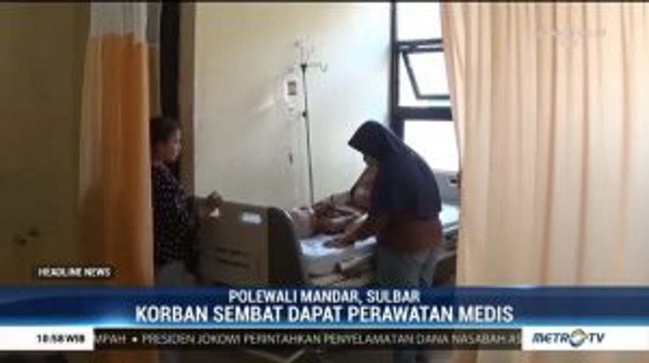 Dua Siswa Korban Ambruknya Gedung SD di Polewali Mandar Masih Dirawat di RS