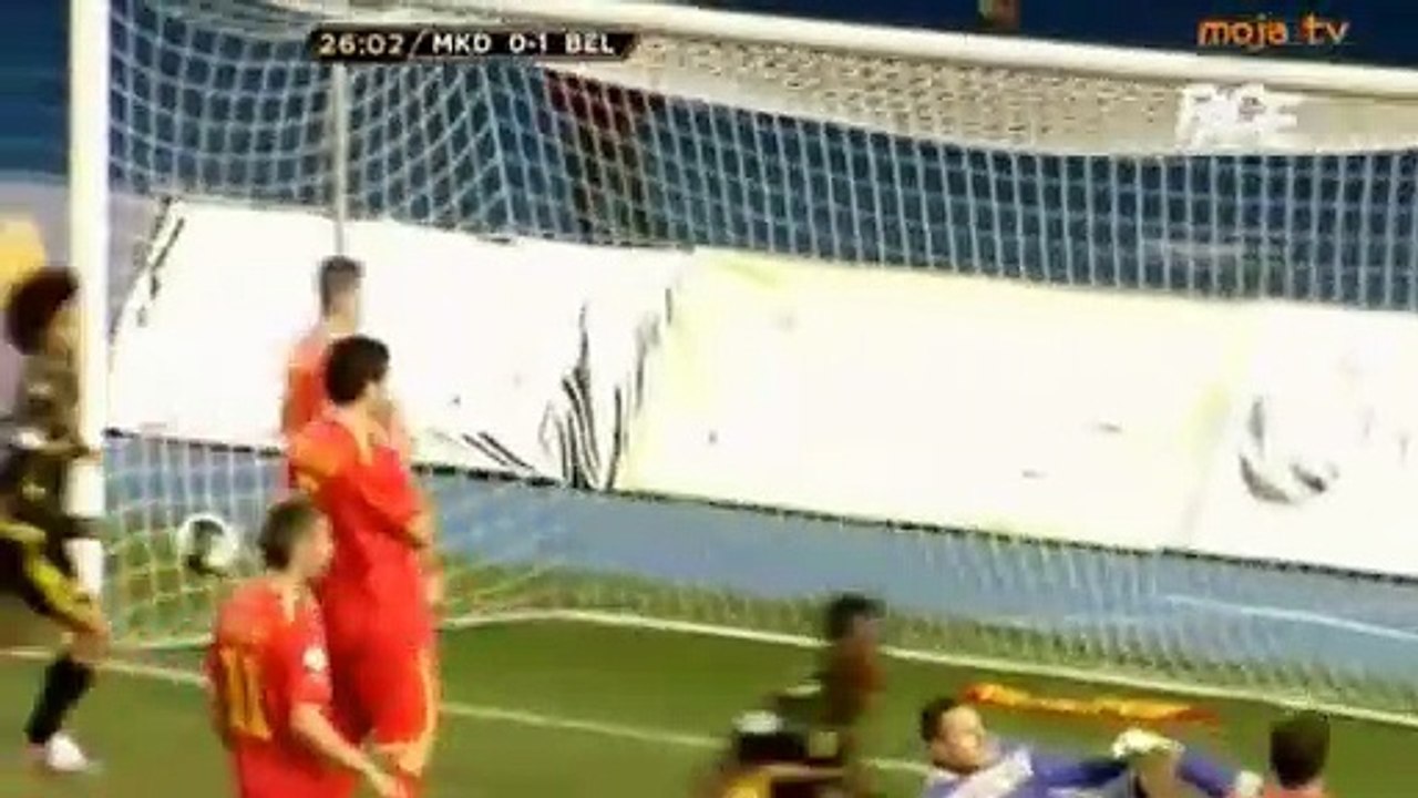 Belçika tam yol ileri! Makedonya 0-2 Belçika