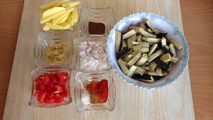 Aloo Baingan Fry | Different Style Recipe | By Shayan Cooking Foods