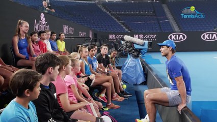 Open d'Australie 2020 - When Rafael Nadal talks tennis with the children of Melbourne