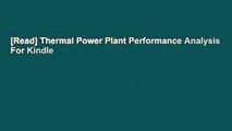 [Read] Thermal Power Plant Performance Analysis  For Kindle