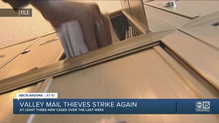 Valley mail thieves strike again