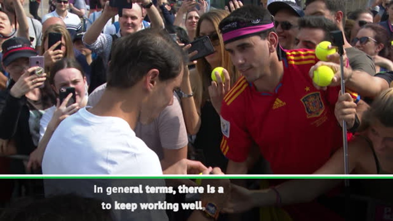 Nadal feels 'in good shape' heading into Australian Open