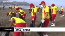 شاهد: حملة وطنية لتنظيف الشواطئ في بيرو
