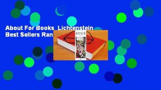 About For Books  Lichtenstein  Best Sellers Rank : #4