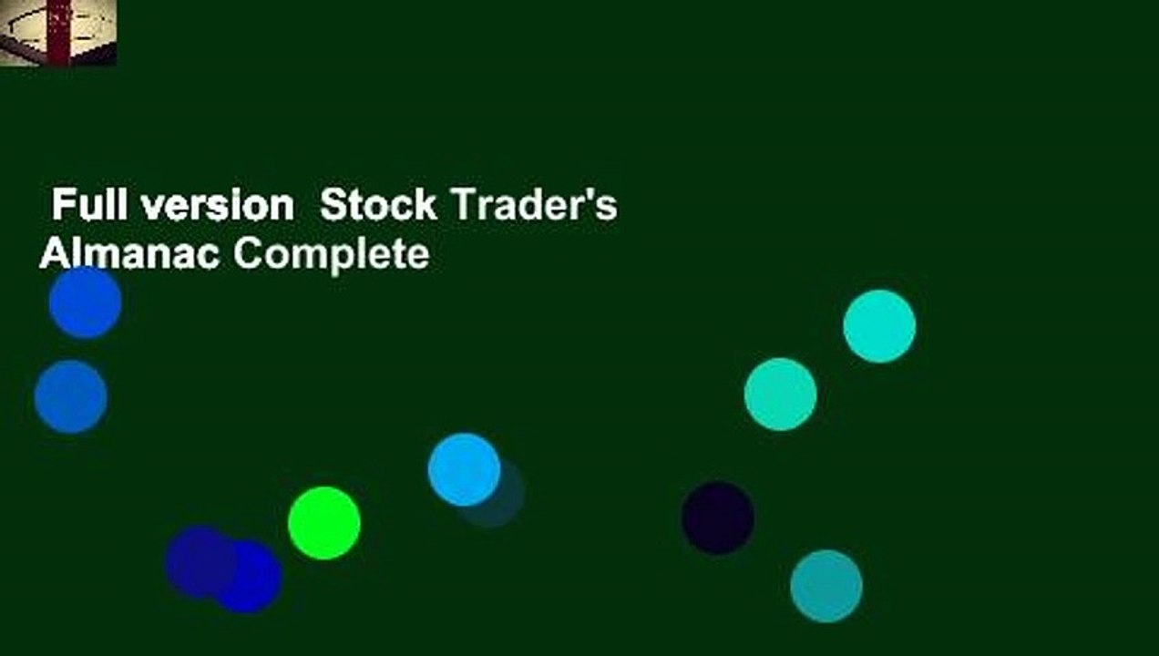 Full version  Stock Trader's Almanac Complete