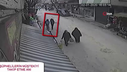 Kapkaç şüphelisi kamerada